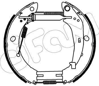 CIFAM 151-539 Fren Sistemleri Fren Pabucu - SKODA FABIA II (542) uyumlu