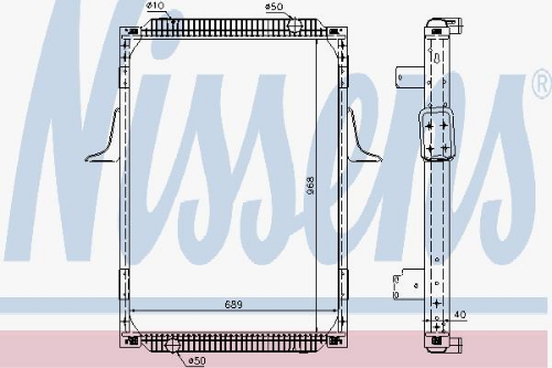 NISSENS 63787A Soğutma Sistemi Su Soğutucu & Parçaları - RENAULT TRUCKS PREMIUM uyumlu