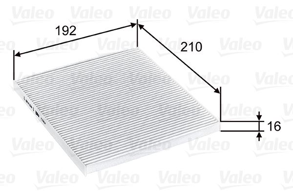 VALEO 715807 İklimlendirme Sistemi Polen Filtresi - HYUNDAI ACCENT IV Sedan (RB) uyumlu