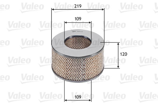 VALEO 585724 Motor Hava Filtresi - TOYOTA HILUX VI Pick-up (_N1_) uyumlu