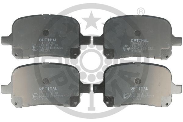 OPTIMAL BP-12213 Fren Sistemleri Fren Balatası - LEXUS ES (VCV10_, VZV21_) uyumlu