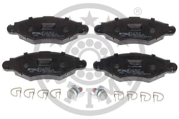 OPTIMAL BP-64320 Fren Sistemleri Fren Balatası - PEUGEOT 306 Hatchback (7A, 7C, N3, N5) uyumlu