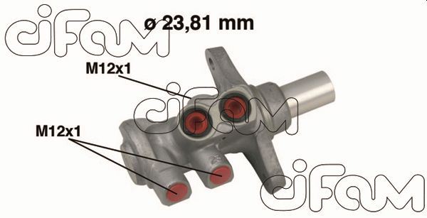 CIFAM 202-639 Fren Sistemleri Ana Fren Merkezi - FORD FIESTA V (JH_, JD_) uyumlu