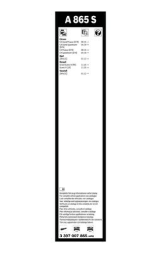 BOSCH 3 397 007 865 Kaporta & Gövde Parçaları Cam Silecek Mekanizması - OPEL ZAFIRA TOURER C (P12) uyumlu