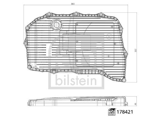 FEBI BILSTEIN 178421 Şanzıman Hidrolik Kumanda - AUDI Q7 (4MB, 4MG, 4MQ) uyumlu