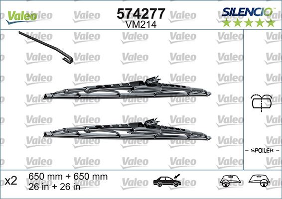 VALEO 574292 Kaporta & Gövde Parçaları Cam Silecek Mekanizması - VW POLO III (6N1) uyumlu