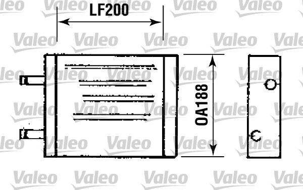 VALEO 812093 Diğer Diğer Donanım & Parçalar - VOLVO 340-360 (343, 345) uyumlu