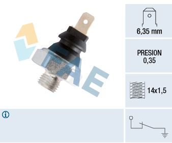 FAE 11410 Motor Motor Elektrik Donanımı - ALFA ROMEO 155 (167_) uyumlu