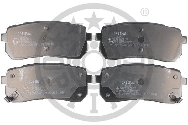 OPTIMAL BP-12282 Fren Sistemleri Fren Balatası - KIA CARNIVAL / GRAND CARNIVAL III (VQ) uyumlu