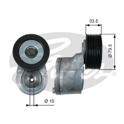 GATES T38542 Motor Kayış Gergisi - MERCEDES-BENZ AXOR 2 uyumlu