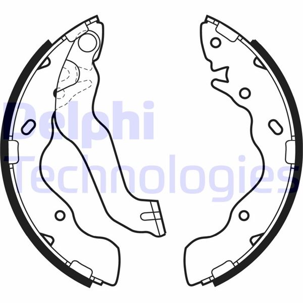 DELPHI LS1953 Fren Sistemleri Fren Pabucu - HYUNDAI COUPE I (RD) uyumlu