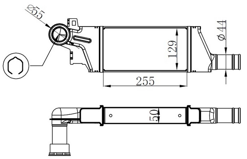 Turbo Radyatörü - IOP077050 Ürün Görseli