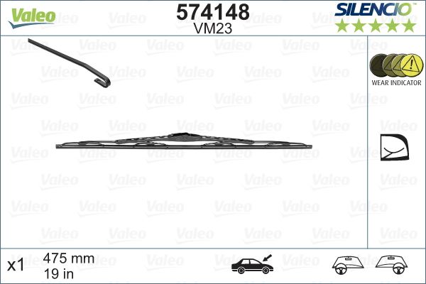 VALEO 574148 Kaporta & Gövde Parçaları Cam Silecek Mekanizması - CITROËN XANTIA (X1_, X2_) uyumlu