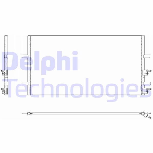 DELPHI TSP0225640 İklimlendirme Sistemi Klima Radyatörü - FORD TRANSIT Minibüs/Otobüs (FD_ _, FB_ _, FS_ _, FZ_ _, FC_ _) uyumlu