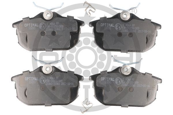 OPTIMAL BP-10093 Fren Sistemleri Fren Balatası - MITSUBISHI CARISMA (DA_) uyumlu