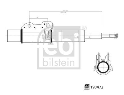 FEBI BILSTEIN 193472 Süspansiyon Sistemi Amortisör - VW CRAFTER 30-35 Minibüs/Otobüs (2E_) uyumlu