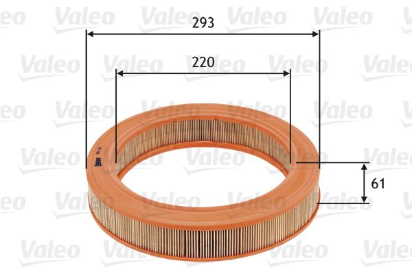 VALEO 585727 Motor Hava Filtresi - SUZUKI VITARA Cabrio (ET, TA) uyumlu