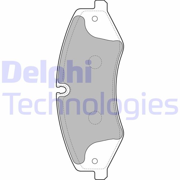 DELPHI LP2176 Fren Sistemleri Fren Balatası - LAND ROVER DISCOVERY IV (L319) uyumlu