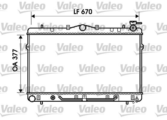 VALEO 734258 Soğutma Sistemi Su Soğutucu & Parçaları - HYUNDAI LANTRA II (J-2) uyumlu