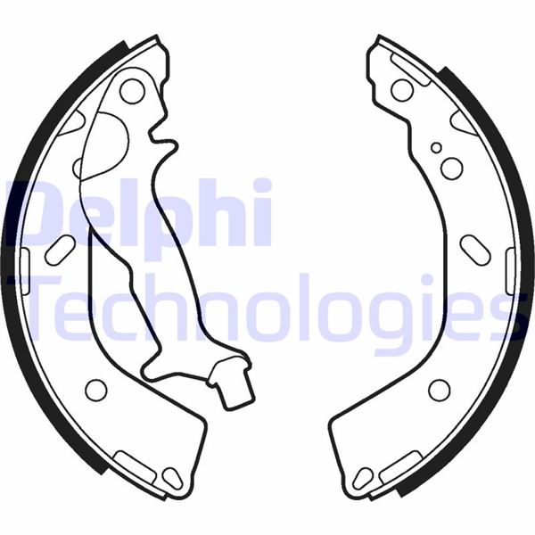 DELPHI LS2027 Fren Sistemleri Fren Pabucu - HYUNDAI GETZ (TB) uyumlu