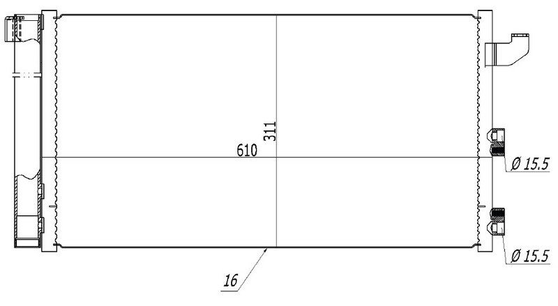 Klima Radyatörü - CFI771016 Ürün Görseli
