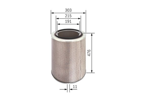 BOSCH 1 457 429 969 Motor Hava Filtresi - MAN LION´S STAR uyumlu