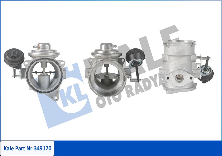 KALE OTO RADYATÖR 349170 Motor EGR Parçaları - VW MULTIVAN T5 (7HM, 7HN, 7HF, 7EF, 7EM, 7EN) uyumlu
