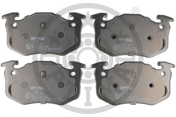 OPTIMAL BP-09858 Fren Sistemleri Fren Balatası - RENAULT 19 I (B/C53_) uyumlu