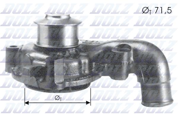 DOLZ F165 Motor Devirdaim - FORD ESCORT IV (GAF, AWF, ABFT) uyumlu