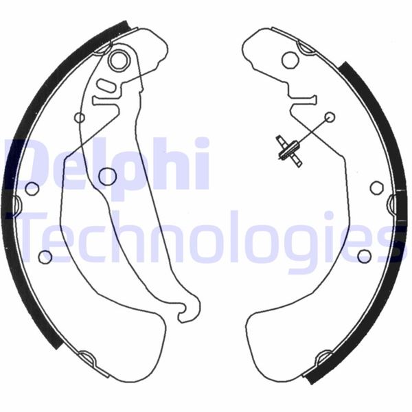 DELPHI LS1829 Fren Sistemleri Fren Pabucu - OPEL ASTRA F Station wagon (T92) uyumlu