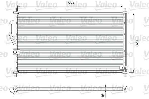 VALEO 818070 İklimlendirme Sistemi Klima Radyatörü - HONDA CR-V I (RD) uyumlu