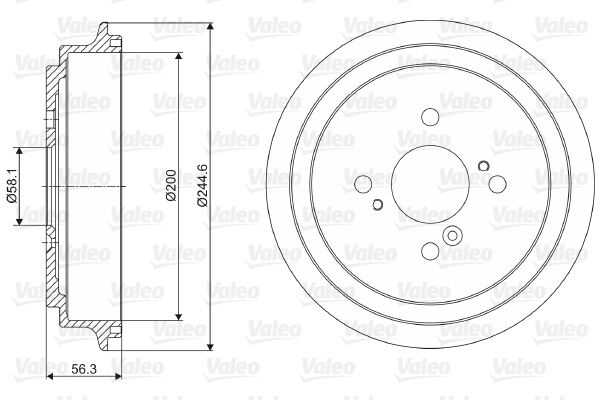 VALEO 237044 Fren Sistemleri Fren Kampanası - SUZUKI BALENO Hatchback (EG) uyumlu