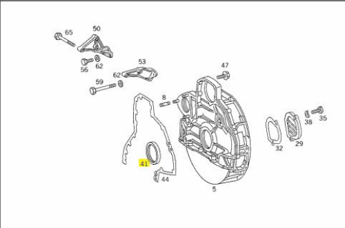 Krank Mili Keçesi - MERCEDES ORIJINAL - A0139971447 Ürün Görseli