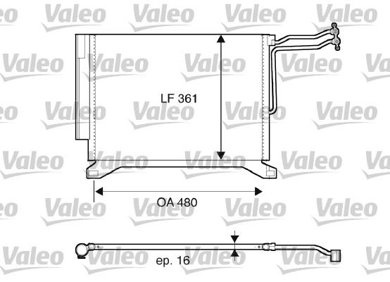 VALEO 817837 İklimlendirme Sistemi Klima Radyatörü - MINI MINI (R50, R53) uyumlu
