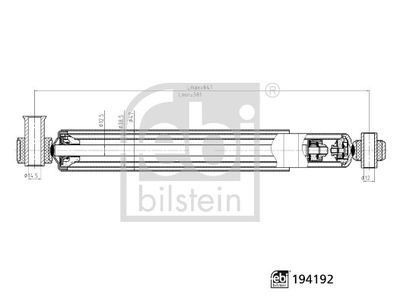 FEBI BILSTEIN 194192 Süspansiyon Sistemi Amortisör - FORD TRANSIT Platform şasi (FM_ _, FN_ _) uyumlu