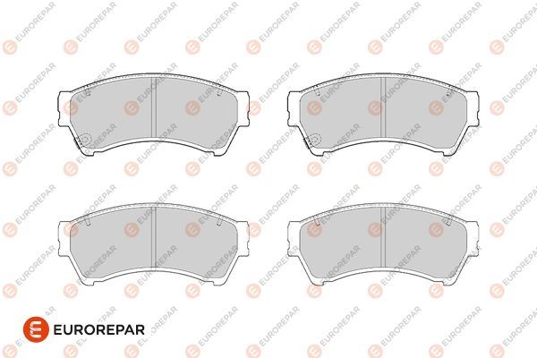 EUROREPAR 1686266580 Fren Sistemleri Fren Balatası - MAZDA 6 Hatchback (GH) uyumlu