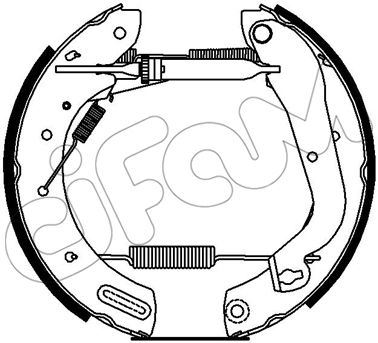 CIFAM 151-253 Fren Sistemleri Fren Pabucu - NISSAN SERENA (C23) uyumlu