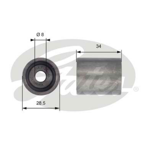 GATES T42139 Motor Yönlendirme & Kılavuz Makarası - VW SHARAN (7M8, 7M9, 7M6) uyumlu