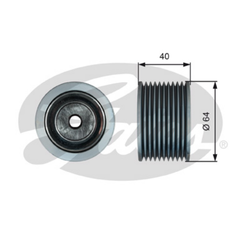 GATES T36632 Motor Yönlendirme & Kılavuz Makarası - RENAULT TRUCKS C uyumlu