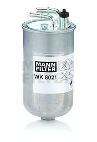 MANN-FILTER WK 8021 Yakıt Sistemi Yakıt Filtresi - OPEL CORSA D Kasa/eğik arka (S07) uyumlu