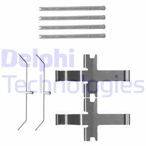 DELPHI LX0601 Fren Sistemleri Fren Diski - TOYOTA LAND CRUISER 80 (_J8_) uyumlu