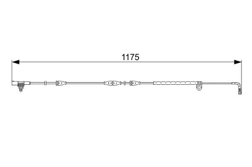 BOSCH 1 987 473 032 Fren Sistemleri Aşınma Göstergesi - LAND ROVER DISCOVERY IV (L319) uyumlu