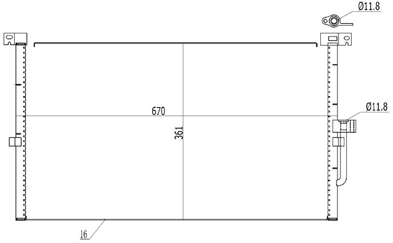 Klima Radyatörü - CJA713016 Ürün Görseli