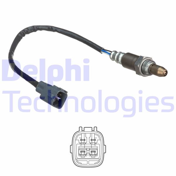 DELPHI ES21138-12B1 Emme & Egzoz Sistemi Egzoz Sensörleri - TOYOTA PRIUS PLUS (_W4_) uyumlu