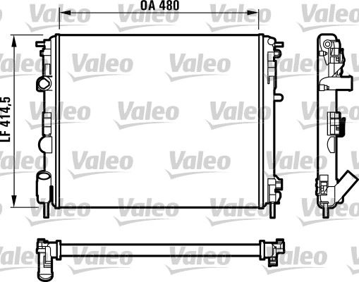 VALEO 732523 Soğutma Sistemi Su Soğutucu & Parçaları - RENAULT KANGOO (KC0/1_) uyumlu