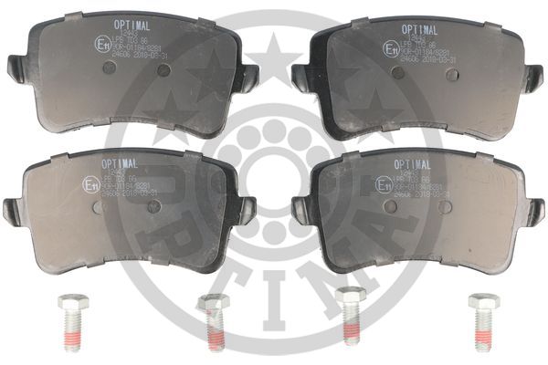 OPTIMAL BP-12443 Fren Sistemleri Fren Balatası - AUDI A5 (8T3) uyumlu