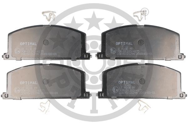 OPTIMAL BP-09348 Fren Sistemleri Fren Balatası - TOYOTA STARLET (_P8_) uyumlu