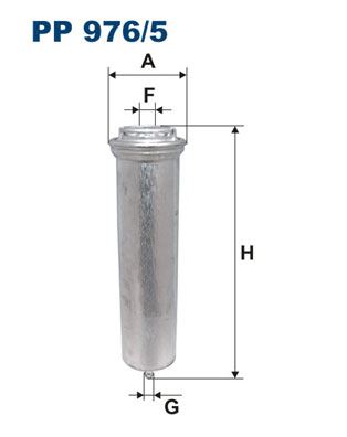 FILTRON PP 976/5 Yakıt Sistemi Yakıt Filtresi - ALPINA D3 (E90) uyumlu