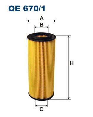 FILTRON OE 670/1 Motor Yağ Filtresi - FIAT CROMA (194_) uyumlu