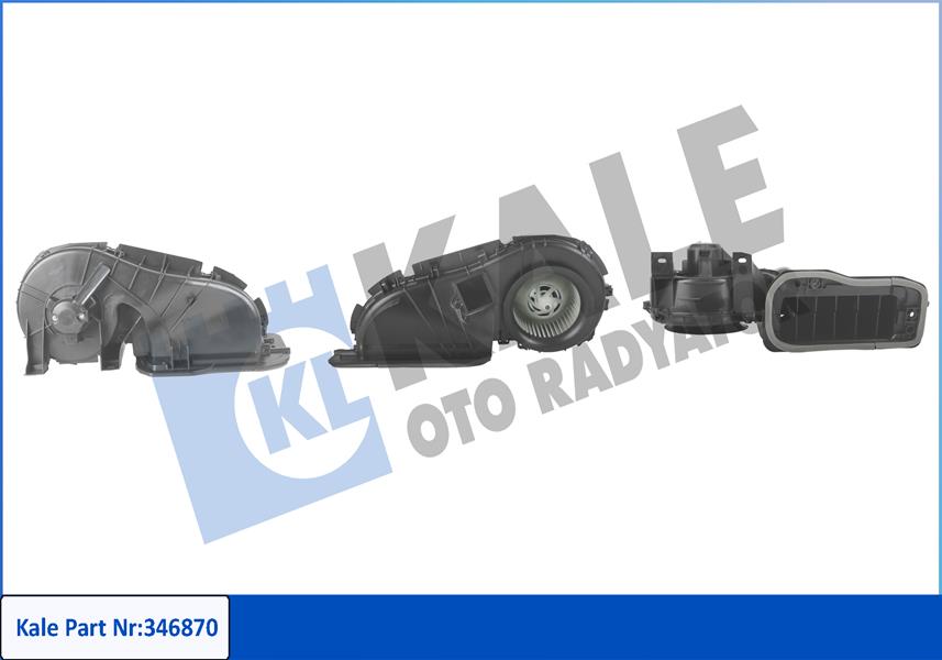 KALE OTO RADYATÖR 346870 İklimlendirme Sistemi Fan Parçaları - RENAULT CLIO II (BB_, CB_) uyumlu
